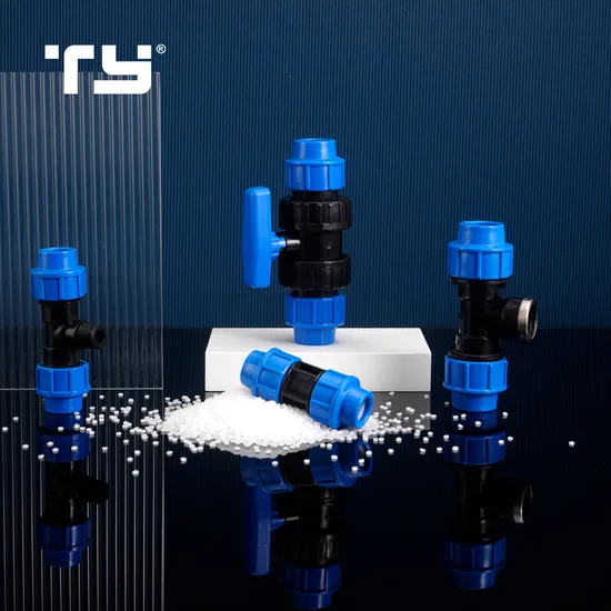 PP Compression Ture Union Ball Valve