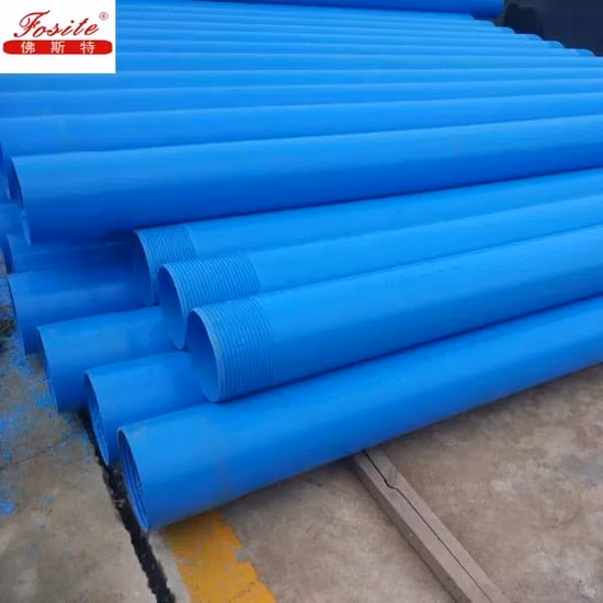 4 Inch PVC Plastic Water Pipe for Underground Water Supply Plastic Tube PVC O Pipe